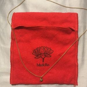 🌸 Delicate Me & Ro 14k Gold Diamond Necklace 🌸